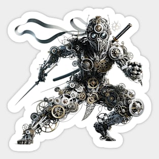 Clockwork Ninja Sticker